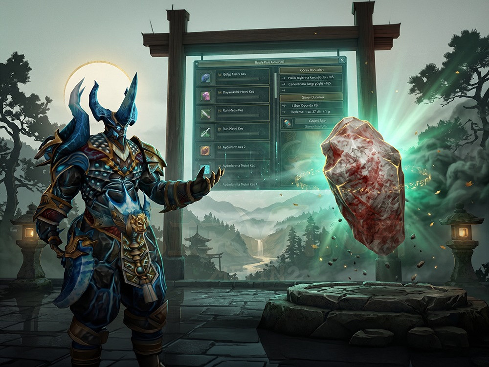 Battle Pass görevleri penceresi